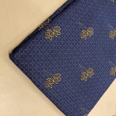 Blue Cotton Cambric Print