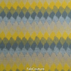 Mustard Colour Flex Ikkat Print
