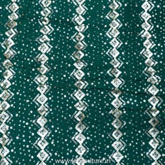 Chinon Chiffon Sequins Embroidered Fabric