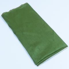 Mehendi Green Color Polyester Raw silk