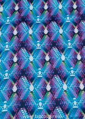 Geometric Spun Print Fabric