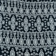Black & White Jacquard Fabric