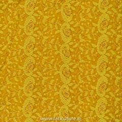 Mustard Color Georgette Embroidery