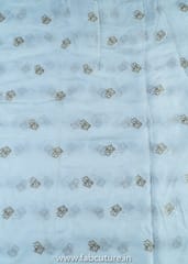 White Dyeable Organza Embroidery