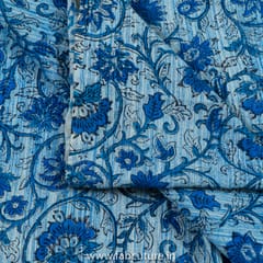 Blue Color Cotton Bagru Print