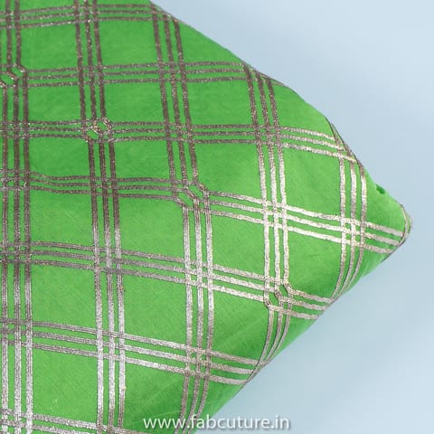 Green Color Chanderi Embroidery