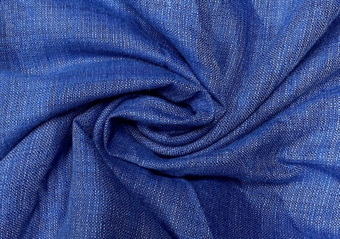 Blue Colour Solid Self Cotton