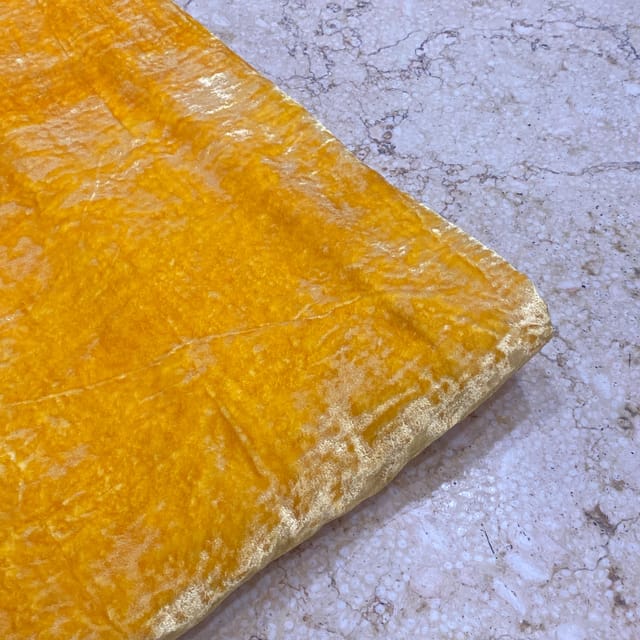 Yellow Silk Velvet