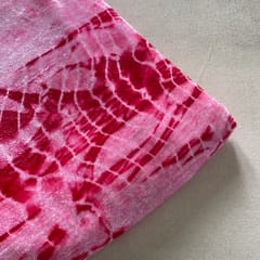 Pink And Magenta Velvet Tie and Dye