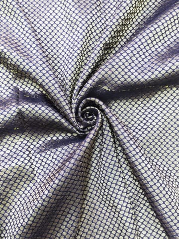 Black Silk brocade fabric