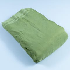 Green Color Crush Art Tissue Silk