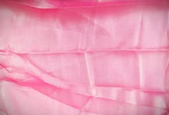 Pink coloured shimmer organza