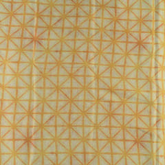 Mustard Color Georgette Satin Bandhni Print