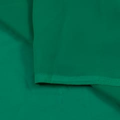Green Color Poly Georgette