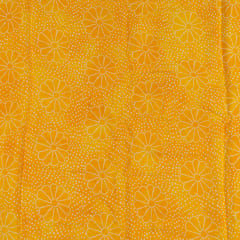Yellow Color Chinon Chiffon Bandhni Print