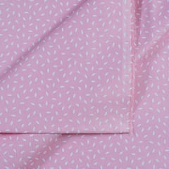 Pink Color Glace Cotton Print