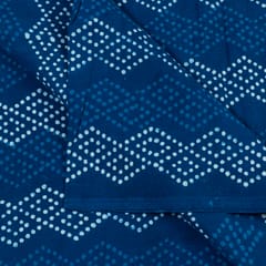 Indigo Blue Cotton Batik Print