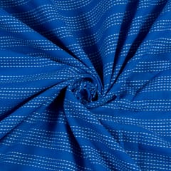 Blue Color Cotton Kantha Dobby