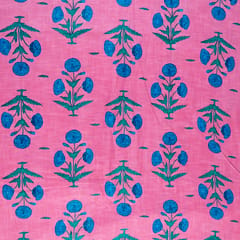 Pink Color Dazzle Cotton Print