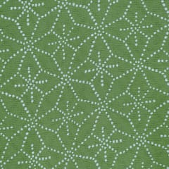 Green Color Cotton Jacquard Print