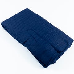 Navy Blue color Big width Rayon chikan