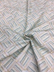 Heavy Thread Embroidery work with Sequins on Upada Silk