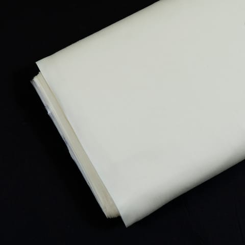 Off White Color Zara Cotton Silk