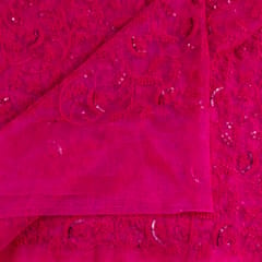 Rani Color Net Embroidered Fabric