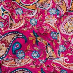 Rani Color Chinon Embroidery Print