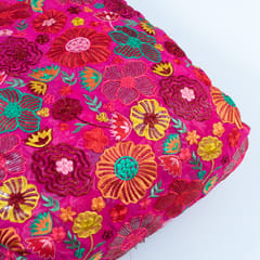 Rani Color Georgette Multicolor Thread Embroidery