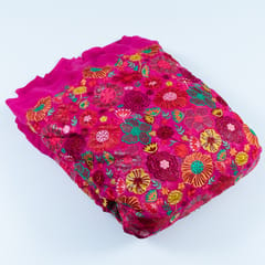 Rani Color Georgette Multicolor Thread Embroidery