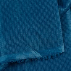Greyish Blue Color Cotton Doria Checks
