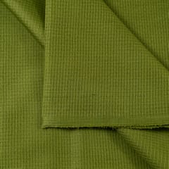 Mehendi Green Color Cotton Doria Checks