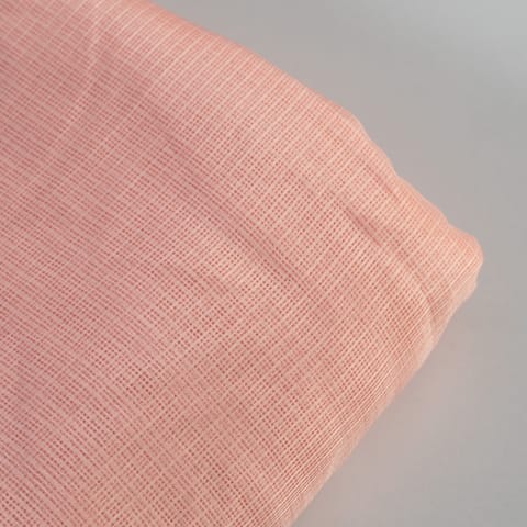 Light Peach Color Cotton Doria Checks
