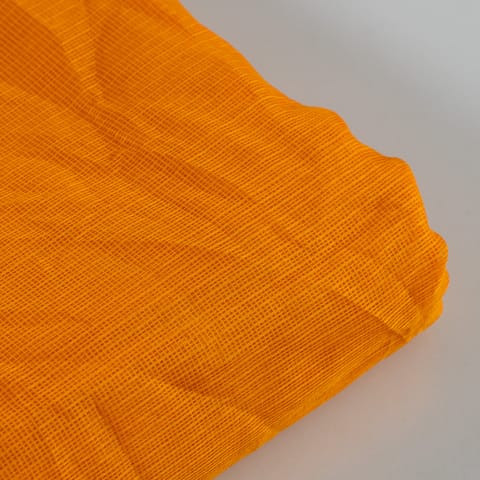 Orange Color Cotton Doria Checks
