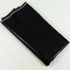 Black Color Faux Leather Lycra(1 Meter Piece)