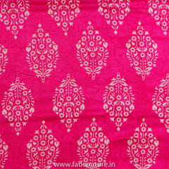 Rani Color Mashru Silk Ajrakh Print (2 Meter)