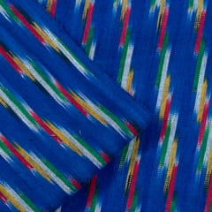 DARK BLUE WITH MULTICOLOR IKAT