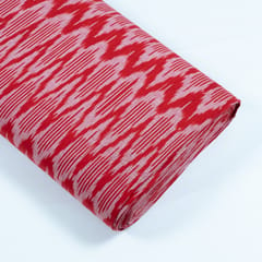 RED WITH WHITE ZIGZAG