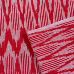 RED WITH WHITE ZIGZAG
