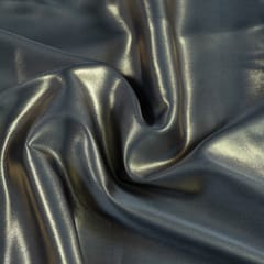 Dark Grey Color Shimmer Georgette Foil