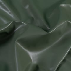 Sage Green Color Faux Leather Lycra