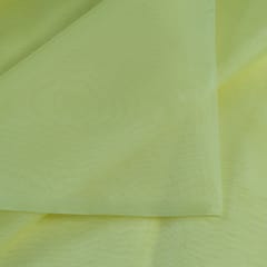 Lemon Color Poly Organza
