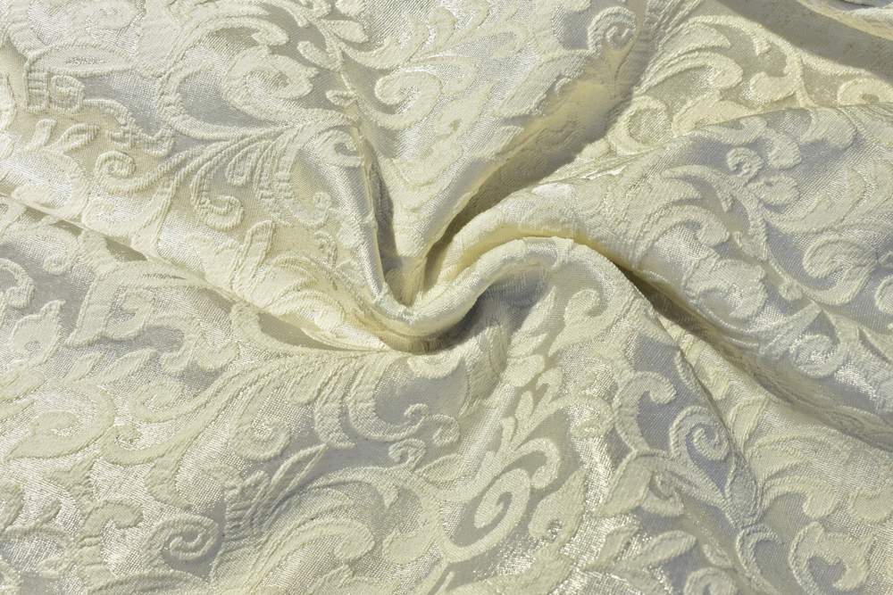 Navy Blue Eversong Brocade Fabric - Bridal Fabric by the Yard