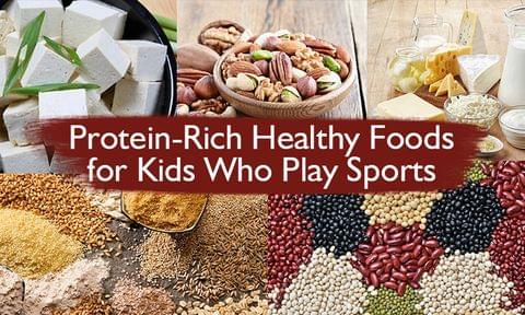 High protein vegetarian diet for sporty kids