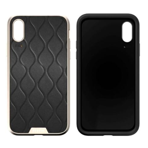 EFM Verona D3O Case Armour iPhone XS MAX Gold/Leather