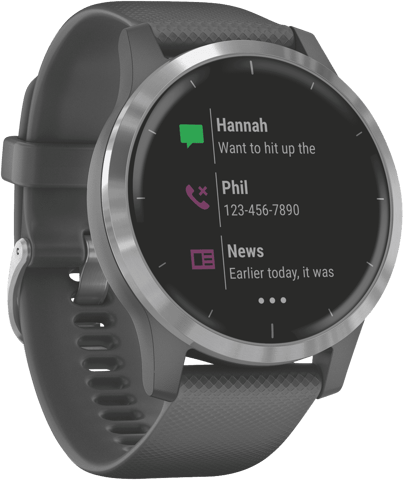 Vivoactive 4 Hybrid Watch (Gray-Silver)