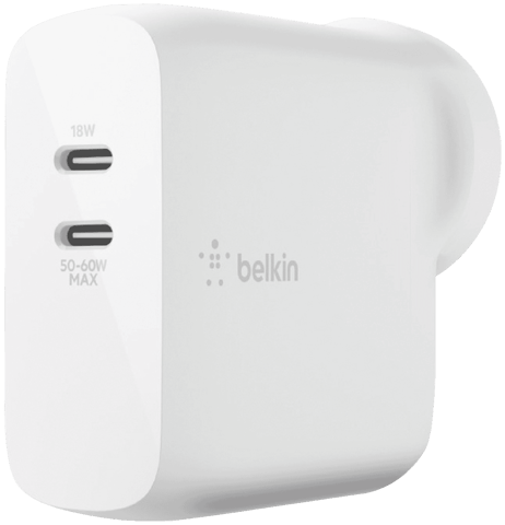 Belkin 68W Dual USB-C PD Wall Charger