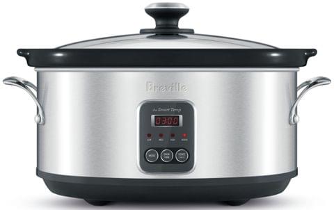 BREVILLE The Smart Temp Slow Cooker - Stainless Steel