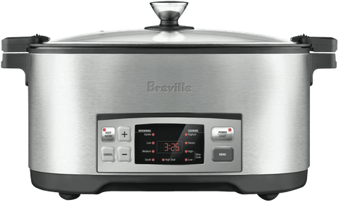 BREVILLE The Searing Slow Cooker - Stainless Steel